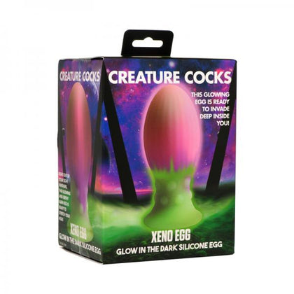 Creature Cocks Xeno Egg Glow-in-the-dark Silicone Egg - Adult Naughty Store