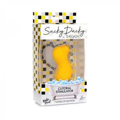 Shegasm Sucky Ducky Clitoral Stimulator Yellow - Adult Naughty Store