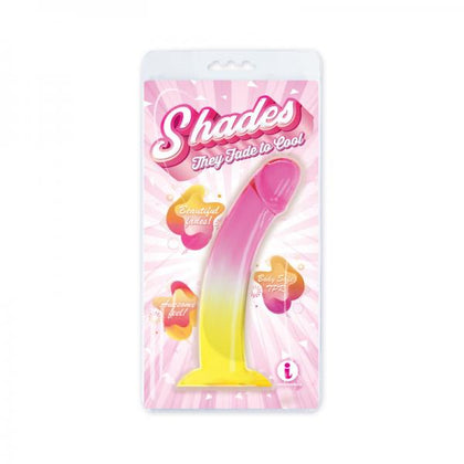 Shades Smoothie 8.25 In. Dildo Pink/yellow