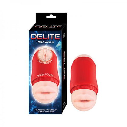 Delite Two Ways Mouth & Vagina Beige - Adult Naughty Store