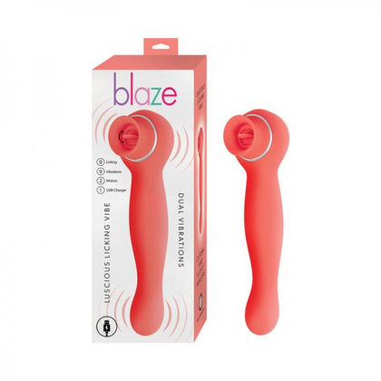 Blaze Lucious Licker Vibe Coral - Adult Naughty Store