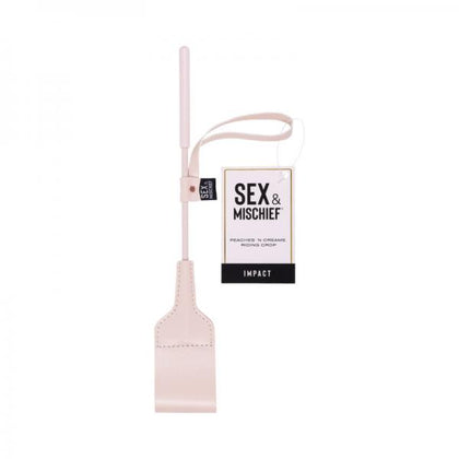 Sportsheets Sex & Mischief Peaches 'n Creame Riding Crop - Adult Naughty Store