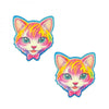 Neva Nude Glitter Purrfection Kitty Cat Nipple Pasties - Adult Naughty Store