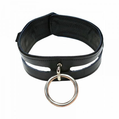 Rouge Leather Fashion Collar Black - Adult Naughty Store