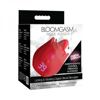 Bloomgasm Rose Kisser Licking & Vibrating Digital Clitoral Stimulator - Adult Naughty Store