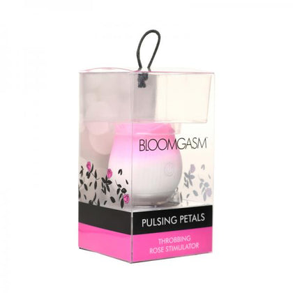 Bloomgasm Pulsing Petals Throbbing Rose Stimulator Pink - Adult Naughty Store