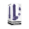 Evolved Pleasure Rider Rechargeable Dildo With Remote Silicone Purple - Adult Naughty Store