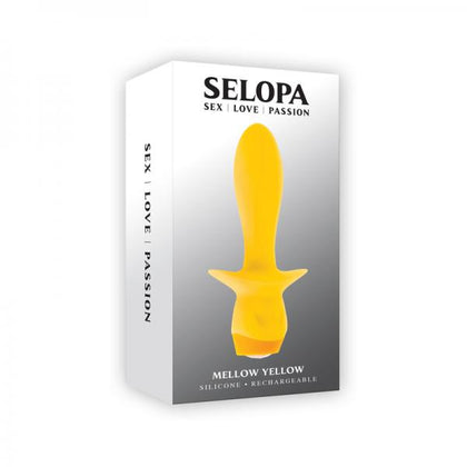 Selopa Mellow Yellow Rechargeable Vibrating Plug Silicone Yellow - Adult Naughty Store