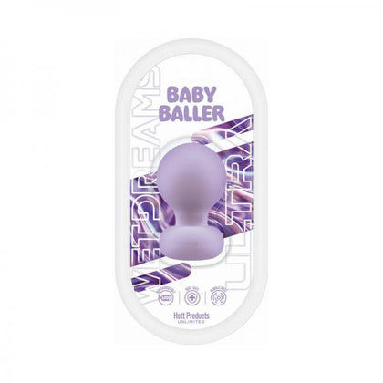 Wet Dreams Baby Baller Mini Massager Multi-speed Silicone Lavender