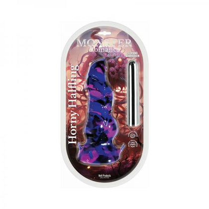 Monster Romance Horny Halfling With Vibrating Bullet Silicone Dildo 7 In. - Adult Naughty Store