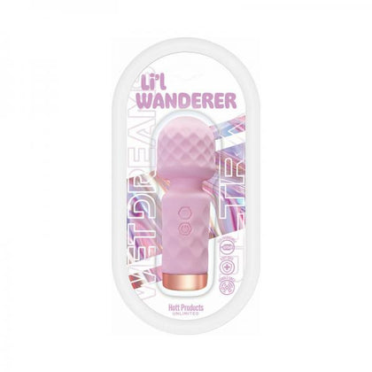 Wet Dreams Lil' Wanderer Mini Massage Wand Multi-speed Silicone Pink