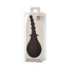 Adam & Eve Smooth & Easy Silicone Douche: Essential Unisex Anal and Vaginal Cleansing Tool in Luxurious Black - Adult Naughty Store