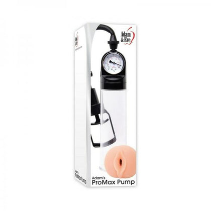 Adam & Eve ProMax Pump Penis Enhancer - Adam's ProMax Pump Male Pleasure Device, Model AEPMP-102, Black - Adult Naughty Store