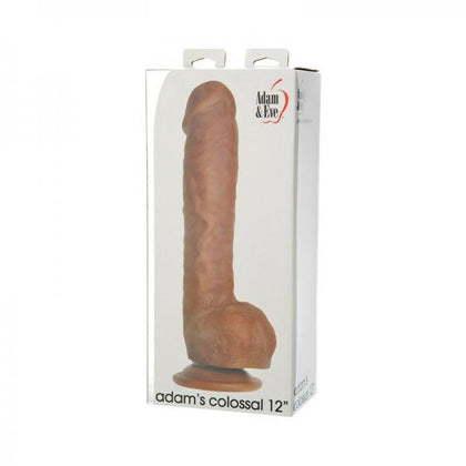 Adam & Eve Adam's Colossal 12 In. Dildo Brown