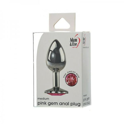 Adam & Eve Pink Gem Anal Plug Medium - Adult Naughty Store