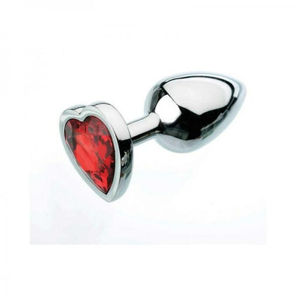 Adam & Eve Red Hearts Gem Anal Plug Small - Adult Naughty Store