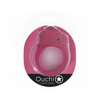 Ouch! Classic Metal Handcuffs Pink