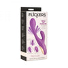 Flickers Tri-flick Flicking Silicone Rabbit Vibrator