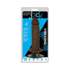 Jock 6 In. No Balls Vibrating Dildo Dark