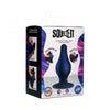 Squeeze It Squeezable Tapered Large Anal Plug Blue