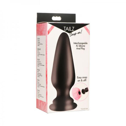 Tailz Snap-on Interchangeable Xl Silicone Anal Plug