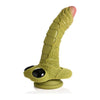 Creature Cocks Swamp Monster Green Scaly Silicone Dildo - Model CM-101: Unleash Your Wildest Fantasies with this Intriguing Pleasure Toy! - Adult Naughty Store