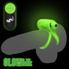 Glow-in-the-dark Silicone Vibrating Cock Ring - Adult Naughty Store