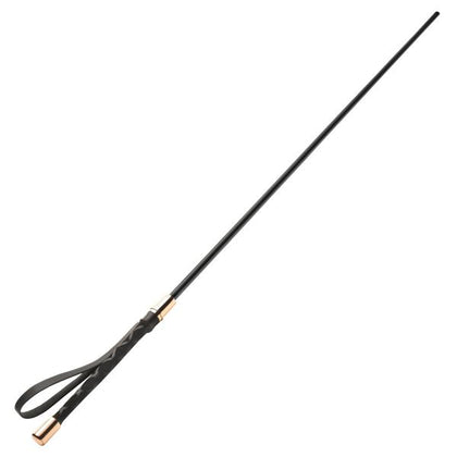 Sinful Impact Cane by S&M - Deluxe Fetish Tool I03 for Dominants - Unisex - Thigh - Black & Gold - Adult Naughty Store