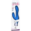 Introducing the LuvFulfil Serena 7 Speed Silicone Rabbit Vibrator - Model S7B, For Women, Dual Stimulation, Blue - Adult Naughty Store