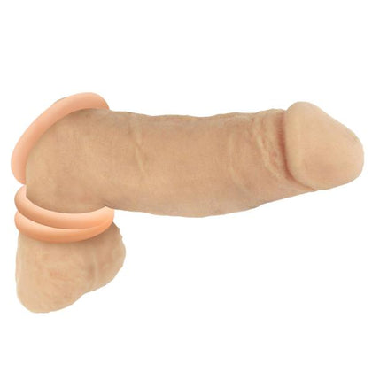 Discreet Silicone Cock Ring Set - Light