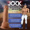 Curve Toys Baseball Brian 7 Inch Realistic Dildo - Model BB7 - Unisex Pleasure - Medium - Adult Naughty Store