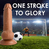 Curve Toys Soccer Sam 7 Inch Realistic Dildo - Model SS-7R - For All Genders - Ultimate Pleasure and Satisfaction - Medium - Adult Naughty Store