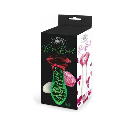 Cousins Group Juicy Glass Rose Bud Anal Toy Model 2024 for Women, in Pink