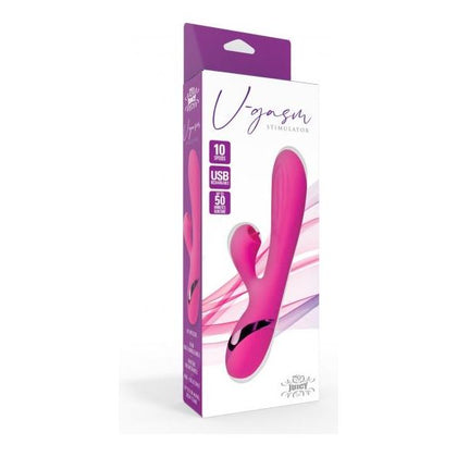 Cousins Group Juicy V-Gasm 10-Speed Rechargeable G-Spot Rabbit Vibrator 2024 - Pink
