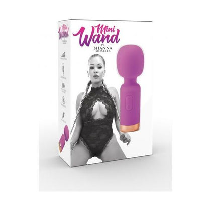 Shana Moakler Mini Wand Vibrator - Model 2024 for Women - Clitoral Stimulation - Black - Adult Naughty Store