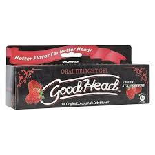 Goodhead Oral Delight Gel 1 Oz Strawberry (bulk) - Adult Naughty Store