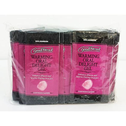 Goodhead Warming Oral Delight Gel Cotton Candy 48 Pcs 0.24 Oz