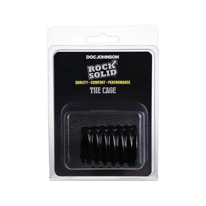 Rock Solid Cock Cage Black