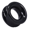 Seduction Enhancer - Rock Solid Convex Black Cock Ring - Adult Naughty Store