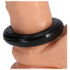 Rock Solid Ribbed Donut Black - Adult Naughty Store