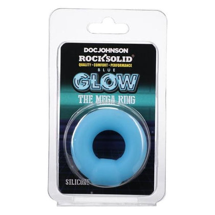 Rock Solid Mega Ring Blue Glow