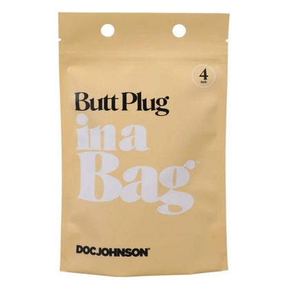 In A Bag Butt Plug 4 Black 