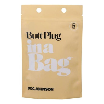 In A Bag Butt Plug 5 Black 