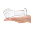 Gls Rectal Rammer 5in Glass Fist Butt Plug | Model: RR-5001 | Unisex Anal Toy - Clear - Adult Naughty Store