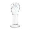 Gls Rectal Rammer 5in Glass Fist Butt Plug | Model: RR-5001 | Unisex Anal Toy - Clear - Adult Naughty Store