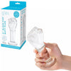 Gls Rectal Rammer 5in Glass Fist Butt Plug | Model: RR-5001 | Unisex Anal Toy - Clear - Adult Naughty Store