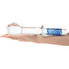 Gls 11in Glass Double Ended Fist with Handle Grip | Model: Fist 11 | Unisex | Anal & Vaginal Stimulation | Transparent - Adult Naughty Store