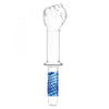 Gls 11in Glass Double Ended Fist with Handle Grip | Model: Fist 11 | Unisex | Anal & Vaginal Stimulation | Transparent - Adult Naughty Store