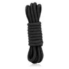 Lux Fetish Bondage Rope 3M Black - Premium Soft Cotton Rope for Sensual Shibari Kinbaku Bondage Restraints - Model 2023 - Unisex Pleasure - Black - Adult Naughty Store