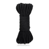 Lux Fetish Bondage Rope 10m Black - Versatile Soft Cotton Restraint for Couples, Shibari Kinbaku Knots and BDSM Play - Adult Naughty Store